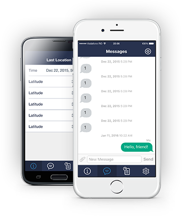 Mobile App GeliosTracker for iOS and ANDROID